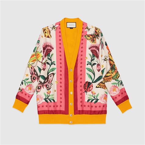 gucci womens cardigean|Gucci reversible cardigan.